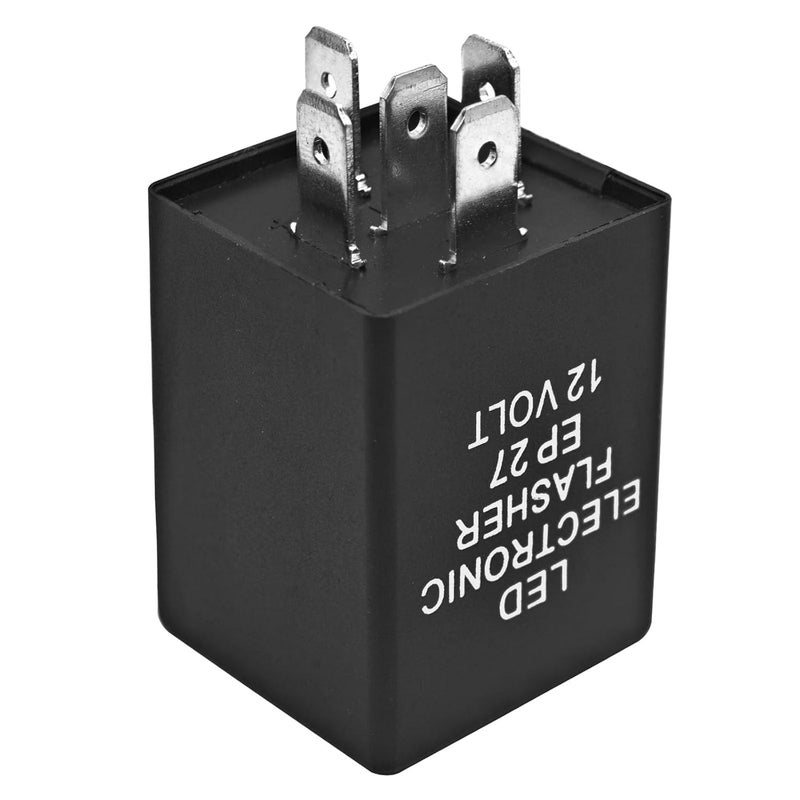 Formiden 2Pcs 5-Pin EP27 FL27 Electronic LED Flasher Relay for Fixing Hyper Flash Issue in LED Turn Signal Bulbs - Image 3